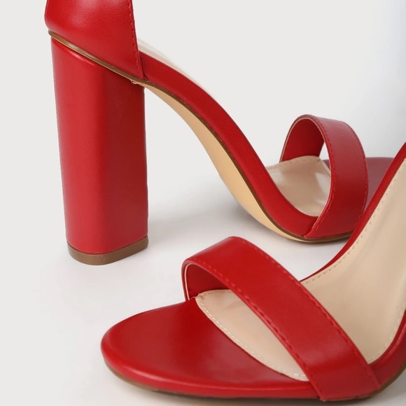 Lulus Red Kamali Cherry Heels - Picture 4 of 11